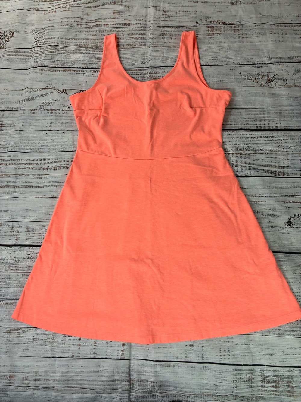 Old Navy Tank Top Dress Size XL Coral Orange Melon Summer Dress